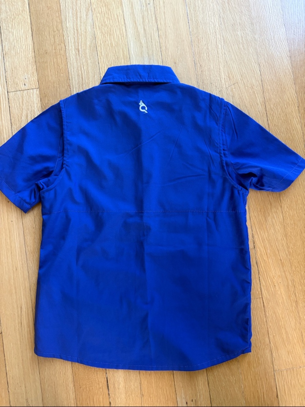 BlueQuail Boys size 6, Short-Sleeve Button-Down Shirt in Royal Blue. Handsome! - Picture 5 of 5